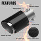 🔥 50% OFF NOW! 🚗 LED Exhaust Muffler Tip – Fire-Breathing Effect, Carbon Fiber Sleeve & Universal Bolt-On Fit – Red/Blue Light 💨