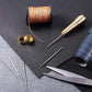 🪡 LIMITED‑TIME 50% OFF! 🌟 5PCS Leather Sewing Awl Kit – High-Strength Steel & Copper Handle, 4 Interchangeable Needles & Waxed Thread – Professional Stitching for Leather, Canvas & DIY 🧰