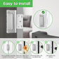 🚪 50% OFF NOW! 🛡️ Security Door Reinforcement Lock – Withstands 200KG, Heavy-Duty Aluminum & Easy Install – For Front & Indoor Doors 🔒