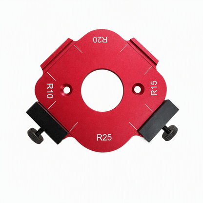 📐 50% OFF NOW! 🛠️ Router Template – Round Corner R Angle Jig, CNC Machined Alloy & Non-Slip Stop Blocks – For Woodworking & Wardrobe DIY 🔧