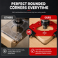 📐 50% OFF NOW! 🛠️ Router Template – Round Corner R Angle Jig, CNC Machined Alloy & Non-Slip Stop Blocks – For Woodworking & Wardrobe DIY 🔧