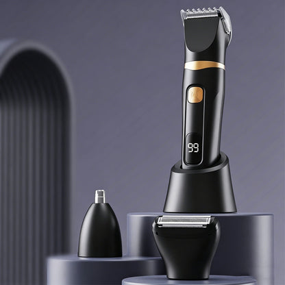 ✂️ 50% OFF NOW! 🔋 3-in-1 Grooming Kit – USB Rechargeable, LED Display & Stainless Steel Blades – For Nose, Ear & Detail Trimming 💈