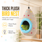 🐦 LIMITED‑TIME 50% OFF! 🪺 Hanging Cotton Bird Nest Hammock – Double-Layer Fleece Warm Cave For Small Birds 🌿