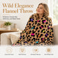 🐆 LIMITED‑TIME 50% OFF! 🛋️ Ultra-Soft Leopard Print Throw Blanket – Cozy Warmth Without Bulk, Machine-Washable Polyester & 4 Size Options – Bold Style for Every Corner of Your Home 🧶