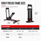 🚲 50% OFF NOW! 🔧 Foldable Bike Floor Stand – Double Pole, U-Shaped & Heavy-Duty – Saves Floor Space, Fits Road & Mountain Bikes 💪