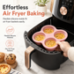 🧁 50% OFF! ✨ 4-Cavity 4-Inch Silicone Cake Mold – Instant Out Release, Heat-Resistant Flexible Design & One-Piece Durable Build – Perfect for Rainbow Cake, Pizza & Air Fryer Baking 🍕