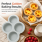 🧁 50% OFF! ✨ 4-Cavity 4-Inch Silicone Cake Mold – Instant Out Release, Heat-Resistant Flexible Design & One-Piece Durable Build – Perfect for Rainbow Cake, Pizza & Air Fryer Baking 🍕