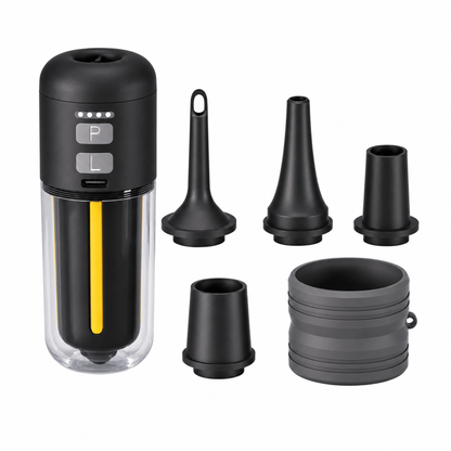 💨 50% OFF NOW! 🏕️ Portable Air Pump & Deflator – 3-in-1 with Emergency Light, Ambient Lamp & SOS – For Pool Floats, Boats & Air Mattresses 🔦