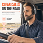 🎧 50% OFF NOW! 🚛 Bluetooth Call Center Headset – ENC Noise Cancellation, Auto Pairing & Dual Device – For Customer Service & Truck Drivers 📞