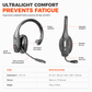 🎧 50% OFF NOW! 🚛 Bluetooth Call Center Headset – ENC Noise Cancellation, Auto Pairing & Dual Device – For Customer Service & Truck Drivers 📞