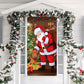 🎄 LIMITED-TIME 50% OFF! 🎁 Christmas Door Cover For Instant Holiday Decor – Festive, Reusable, Easy Hang ✨