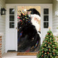 🎄 LIMITED-TIME 50% OFF! 🎁 Christmas Door Cover For Instant Holiday Decor – Festive, Reusable, Easy Hang ✨