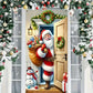 🎄 LIMITED-TIME 50% OFF! 🎁 Christmas Door Cover For Instant Holiday Decor – Festive, Reusable, Easy Hang ✨
