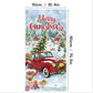 🎄 LIMITED-TIME 50% OFF! 🎁 Christmas Door Cover For Instant Holiday Decor – Festive, Reusable, Easy Hang ✨