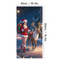 🎄 LIMITED-TIME 50% OFF! 🎁 Christmas Door Cover For Instant Holiday Decor – Festive, Reusable, Easy Hang ✨