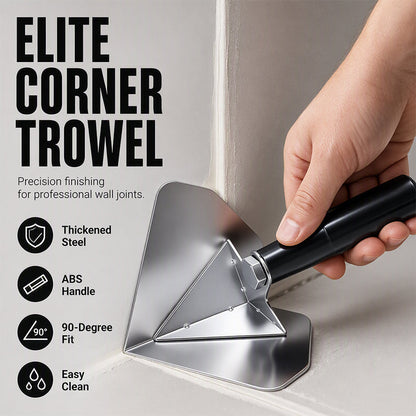 🔧 50% OFF NOW! 🏗️ Stainless Steel Corner Trowel – Precision Internal & External Corners, Industrial-Grade & Ergonomic Grip – For Drywall & Plastering 🛠️