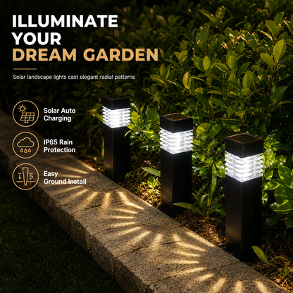 ☀️ 50% OFF NOW! 🌿 Solar Garden Lights – Dusk-to-Dawn Sensor, Waterproof & Layered Glow – For Yard, Pathway & Landscape Decoration 🏡
