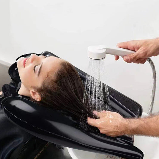 🫧 LIMITED‑TIME 50% OFF! 🧴 Portable Inflatable Shampoo Basin – 24×15×4 Inch Soft PVC Design, Neck Protective Airbag & Lightweight 155g – Easy Hair Washing for Elderly, Disabled & Bedridden 🚿