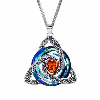 💎 LIMITED‑TIME 50% OFF! 💖 Women's Celtic Knot Birthstone Pendant Necklace 📿