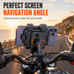 🚲 50% OFF NOW! 📱 Shockproof Bike & Motorcycle Phone Mount – Auto Claw Lock, Dual Ball Joints & Vibration-Resistant – Fits 4-7" Phones 💪