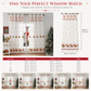 ❄️ LIMITED‑TIME 50% OFF! 🔔 Christmas Embroidered Sheer Window Curtain Panel with Snowflake and Bell Patterns 🎄