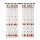 ❄️ LIMITED‑TIME 50% OFF! 🔔 Christmas Embroidered Sheer Window Curtain Panel with Snowflake and Bell Patterns 🎄