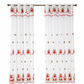 ❄️ LIMITED‑TIME 50% OFF! 🔔 Christmas Embroidered Sheer Window Curtain Panel with Snowflake and Bell Patterns 🎄