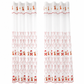 ❄️ LIMITED‑TIME 50% OFF! 🔔 Christmas Embroidered Sheer Window Curtain Panel with Snowflake and Bell Patterns 🎄