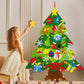 🎄 50% OFF! ✨ DIY Felt Christmas Tree Set – No-glue, reusable & toddler-friendly ✨