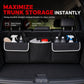 🚗 50% OFF NOW! 🧳 Oxford Cloth Car Trunk Organizer – Backseat Hanging Storage Bag, 90x12x25cm & Durable – For SUV, MPV & Wagon 🧹