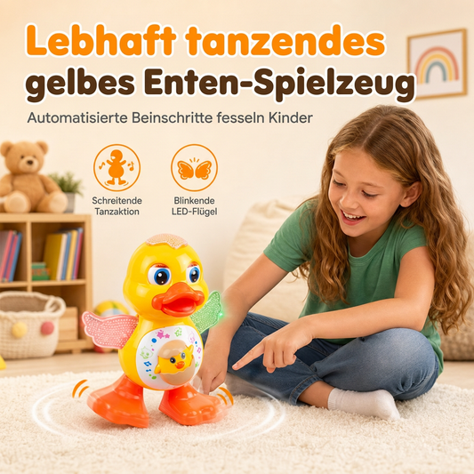🦆 LIMITED‑TIME 50% OFF! 🎵 Electric Singing & Dancing Cartoon Duck Toy – Flapping Wings, LED Lights & Cheerful Rhythms ⭐
