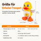 ⏳Time-Limited Special⏰Electric Singing & Dancing Cartoon Duck Toy – Flapping Wings, Colorful LED Lights & Cheerful Rhythms, Interactive Musical Baby Toy for Toddlers Kids