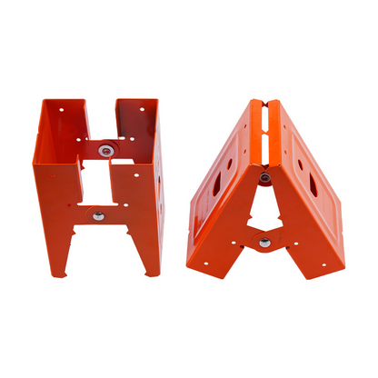 🛠️ 50% OFF NOW! 📐 Sawhorse Bracket with Down Clamp – Reinforced Ribs, Anti-Slip Teeth & Quick-Build – Heavy-Duty Cold-Rolled Steel 🔧