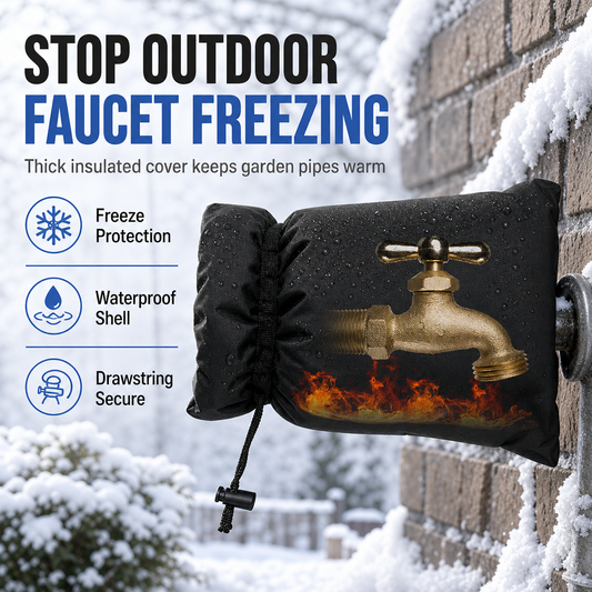 ❄️ LIMITED‑TIME 50% OFF! 🚰 Outdoor Faucet Covers for Winter – Freeze Protection, Waterproof & Insulated 🏡