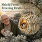 🪺 LIMITED‑TIME 50% OFF! 🐦 Hand‑Woven Spherical Straw Bird Nest – Dense‑Weave, Shelter Ornament, Backyard Birds 🌾