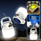 🏕️ 50% OFF NOW! ☀️ LED Solar Camping Light – 6 Brightness Levels, LCD Power Display, Hook Design & Emergency Power Bank 🔦