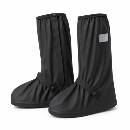 🌧️ LIMITED‑TIME 50% OFF! 👢 Waterproof High‑Top Rain Shoe Covers – Non‑Slip PVC, 42cm Splash Barrier & Reflective Night Safety 👟