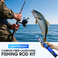 🎣 50% OFF NOW! 🐟 Carbon Fiber Launching Fishing Rod Kit – Pre-Mounted Reel, 50M Line & Folding Guide Rings – Ready to Fish 🌊