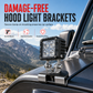 🚗 50% OFF NOW! 💡 Hood LED Light Bar Brackets – Damage-Free Clamp System, Multi-Angle Swivel & Stainless Steel – No Drilling Needed 🔧