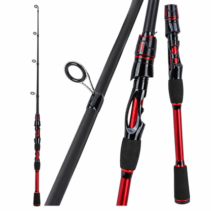 🎣 50% OFF NOW! 🎒 4-Piece Travel Fishing Rod Outfit – Fiberglass, Spinning Reel & Tackle Box – Packable for Rivers & Lakes 🌊