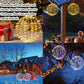 🔮 LIMITED‑TIME 50% OFF! ✨ Collapsible Hanging LED Sphere Light – 360° Waterproof Glowing Globe for Garden & Holiday Decor 🎄