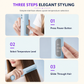 Cordless Hair Straightener Brush, Rechargeable Straightening Comb, Anti-Scald, 3 Heat Settings