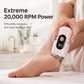 Electric Foot Grinder, Callus Remover Pedicure Tool, 6 Speeds with 5 Grinding Heads, 20000 RPM