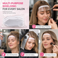 Disposable Haircut Face Shields, Clear Bangs Trimming Visor, Adhesive Eye Protector, 50 Pieces Pack
