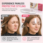 Disposable Haircut Face Shields, Clear Bangs Trimming Visor, Adhesive Eye Protector, 50 Pieces Pack