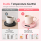Electric Coffee Mug Warmer, Smart Cup Beverage Heater, 3 Temperature Settings, Desk Auto Shut-Off