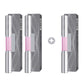 Double-Ended Waterproof Mascara, 15° Angled Dual Lash Wand, Smudge-Proof Volume & Length, 3.5g+3.5g Black