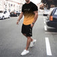 💥 50% OFF FLASH SALE! Men‘s Gradient 2-Piece Set – T-Shirt & Shorts, Breathable & Relaxed Fit 🌈💨 【Limited Time】