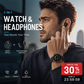 ⌚ 50% OFF NOW! 🎧 2-in-1 Smartwatch with Wireless Earbuds – Music, Calls & Fitness All in One 📱