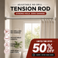 🛏️ LIMITED-TIME 50% OFF! 🔧 Adjustable No-Drill Tension Rod – Damage-Free Install, Anti-Slip & Multi-Purpose, Max 15KG Load 🏠